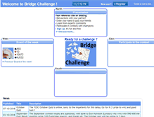 Tablet Screenshot of bridgechallenge.com